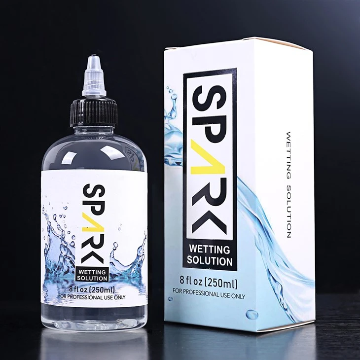 Asl 240ML 8OZ Spark tatuirovka uchun namlovchi eritma Spark tatuirovka aralashtirish eritmasi Spark tatuirovka siyohi
