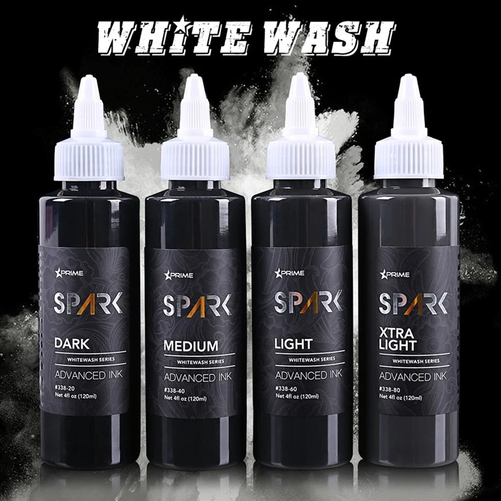 Spark professional 4oz Organiik yorqin va uzun - tatuirovka uchun tatuirovka uchun tatuirovka