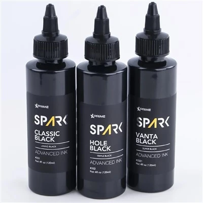 4oz organik 3 seriyali qora tuynukli qora vuta qora tatuirovka siyohi