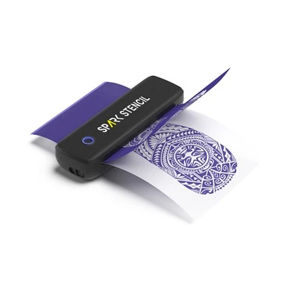 Rassomlar uchun portativ Bluetooth termal yuqori-Res universal mos keluvchi uzoq batareyali tatuirovka trafaretli printeri
