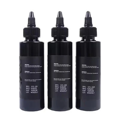 Spark Custance ulgurji Xitoy Yuqori - IZ 120 ML ml Pigment tanasi Teri bo'yi Teri rangidagi ajoyib oem black tatuiru ink