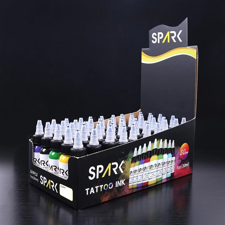 Spark Organik 0,5 oz tez quruq uzun cho'zish uchun tatuirovka dizayni TATUO ARTION BILAN DASTURI