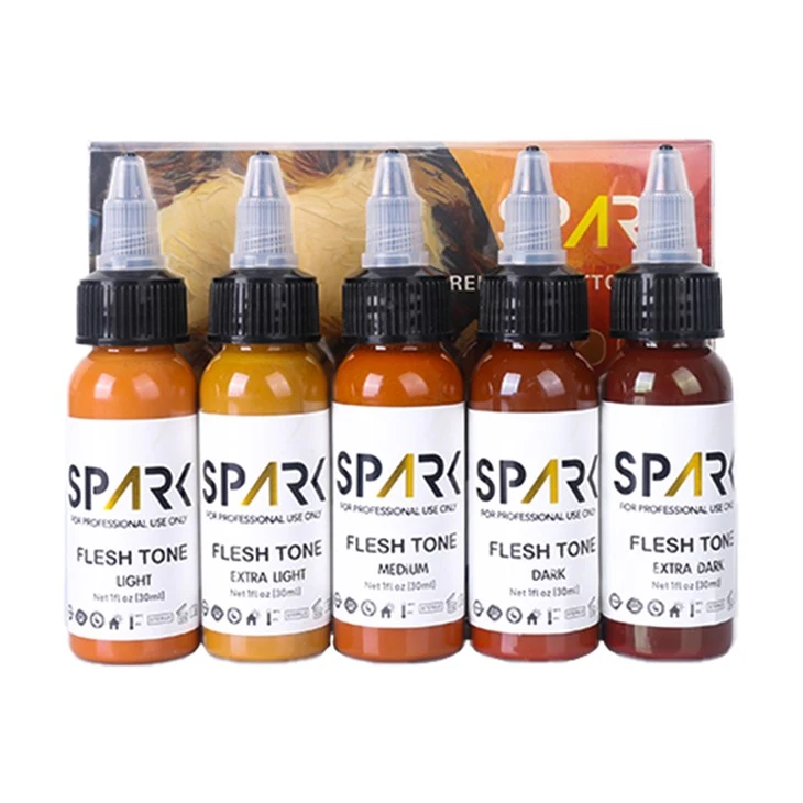 Spark professional 1 oz terretli go'shtli tatuirovka tatuirovka tatuirovkalari Tire Cit Tatto Kit