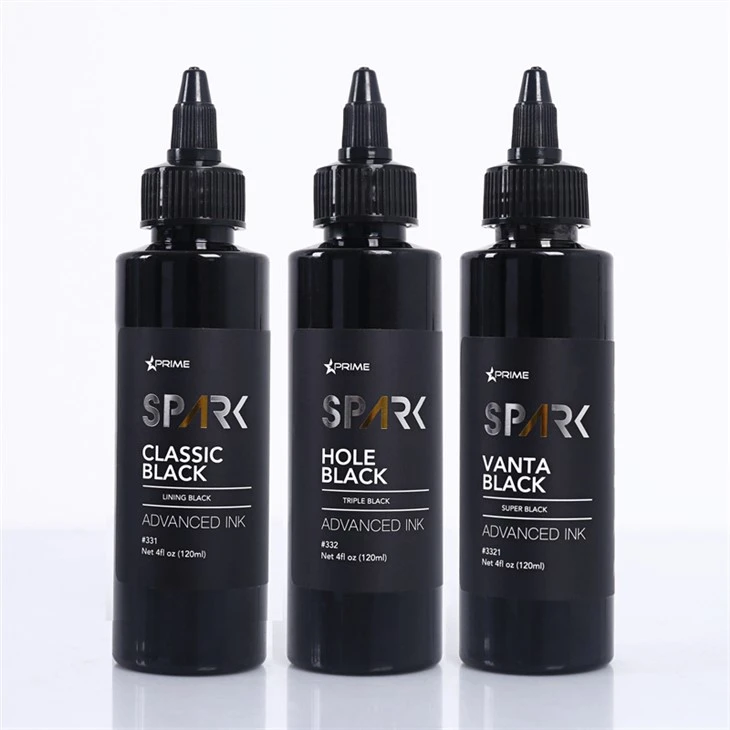 4OZ Classic Black Hole Black Vanta Black Spark Tattoo Ink Tattoo Ink Black Black