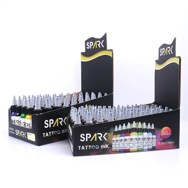 50 rangli to'plamlar pigmentli tatuirovka siyohlari Vegan tatuirovka siyohlari 30ml
