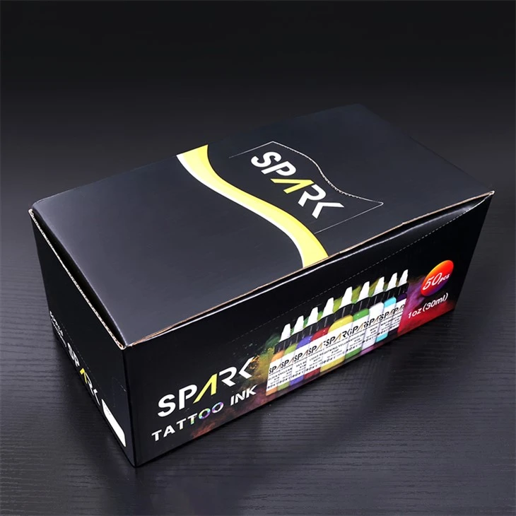 50 ta rangli to'plamlar Spark tattoo siyoh to'plami Professional tatuirovka siyoh rangi