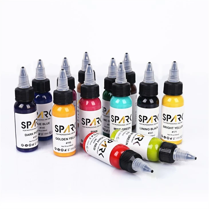 Pigmentlar Tattoo Ink Spark Tattoo Ink Professional