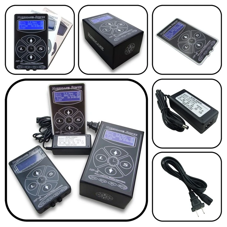 Tatuirovka mashinalari uchun quvvat manbai tattoo Digital Power Supply Tattoo