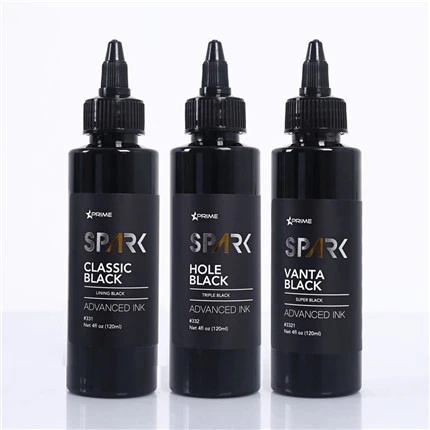 4OZ Classic Black Hole Black Vanta Black Spark Tattoo Ink Tattoo Ink Black Black