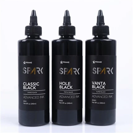 8OZ Black Ink Series Classic Black Lining Black Spark Tattoo Ink Professional Tatuirovka Ink Displey