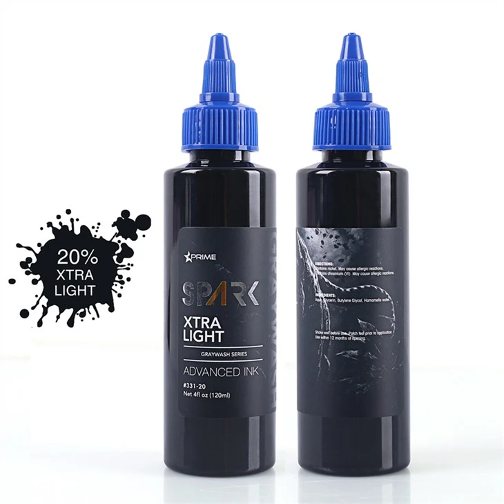 Tatuirovka uchun siyoh to'plami Professional Black Spark Tattoo Ink