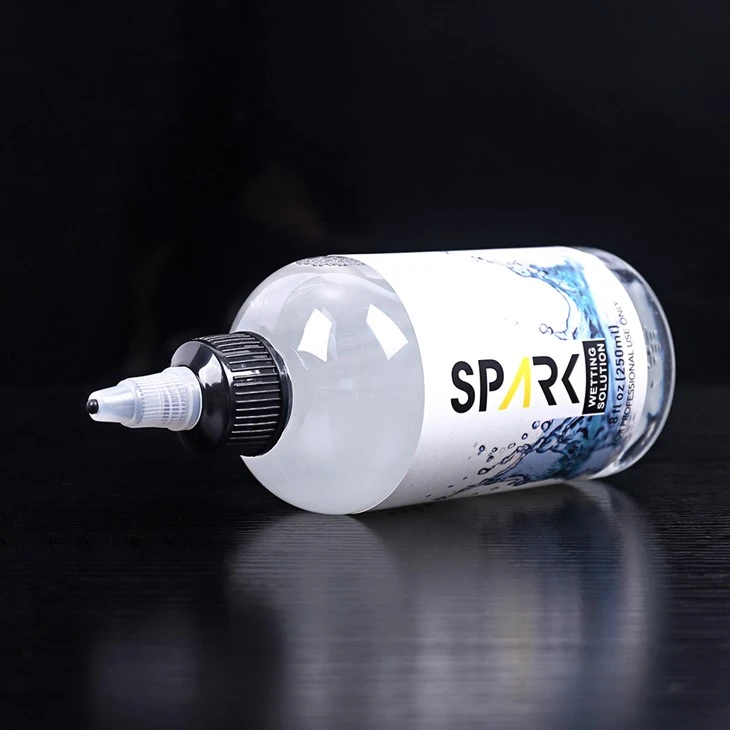 240ML 8OZ ommaviy Spark tatuirovka namlash uchun eritma Spark tatuirovka aralashtirish eritmasi Spark tatuirovka siyoh