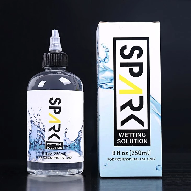 Professional 240ML 8OZ Spark tatuirovka uchun namlovchi eritma Spark tatuirovka aralashtirish eritmasi Spark tatuirovka siyohi