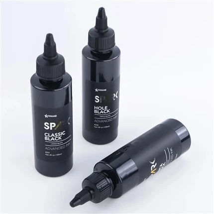 Qora Yorug'lik Tatuirovka Siyoh Triple Black 8OZ Hole Black Black Siyoh Seriya Spark Tatuirovka Siyoh To'plami