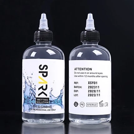 Shafqatsiz 240ML 8OZ Spark tatuirovka uchun namlovchi eritma Spark tatuirovka aralashtirish eritmasi Spark tatuirovka uchun siyoh