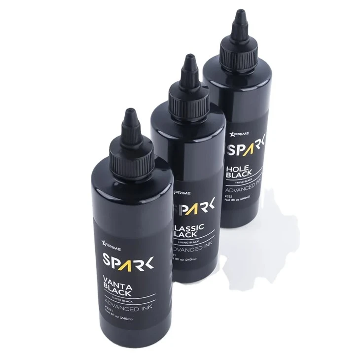 Vanta Black 8OZ 4OZ Super Black Ink Series Spark Tattoo Ink Tatuirovka siyohlari to'plami professional